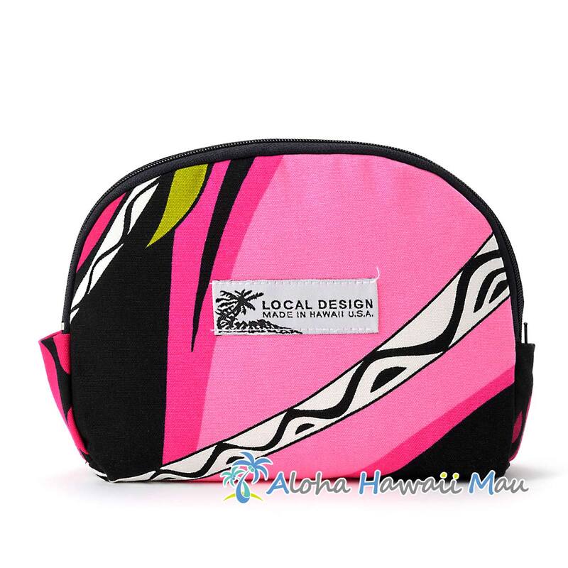 ハワイアンポーチ タヒチアン柄 ピンク Local Design ローカルデザイン