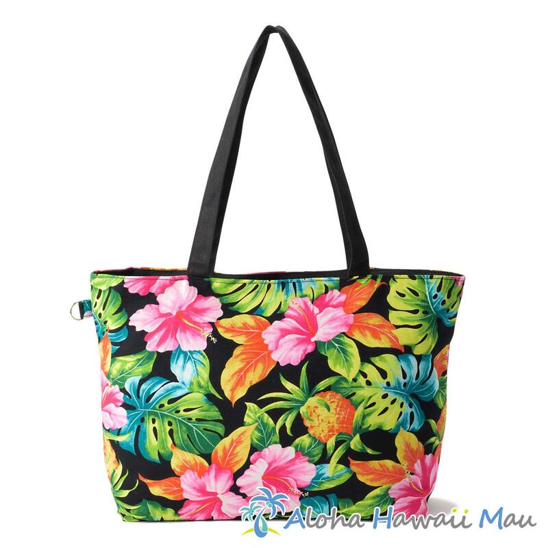 ハワイアン トートバッグ Mサイズ プア パイナップル柄 KC Hawaii ケーシーハワイ