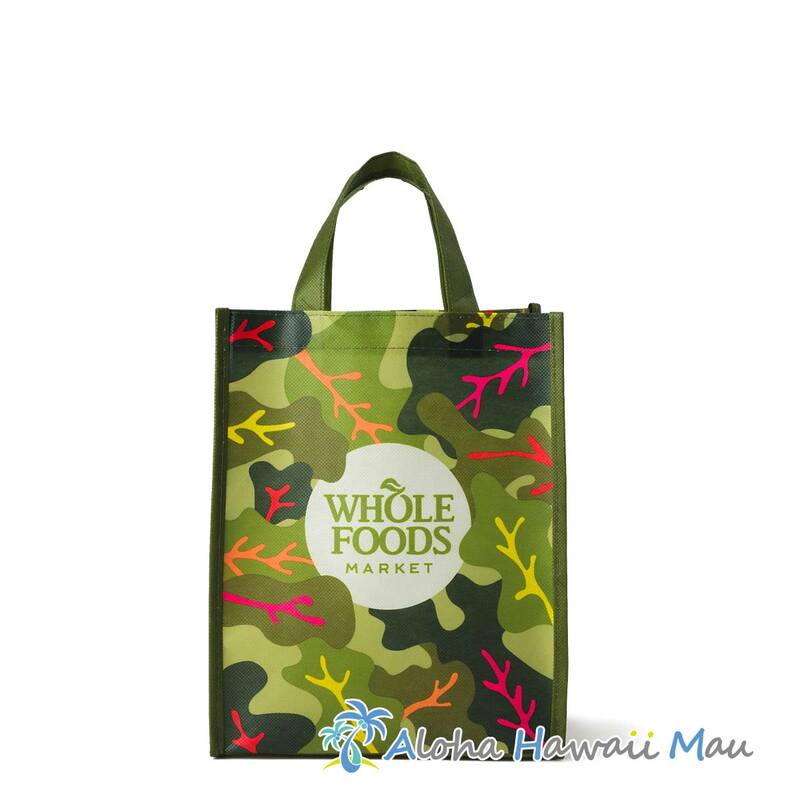 ホールフーズマーケット エコバッグ 野菜柄 エコバッグ スモール リユーザブル バッグ WHOLE FOODS MARKET・ハワイ直輸入