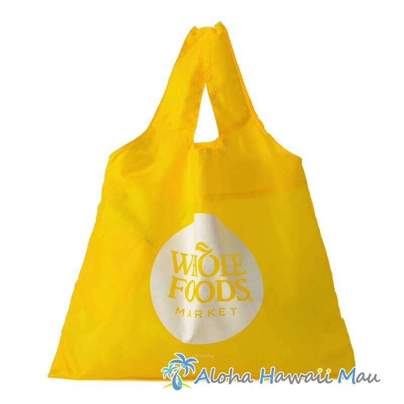 ホールフーズマーケット 折りたたみ エコバッグ イエロー CHICO BAG リユーザブル バッグ WHOLE FOODS MARKET・ハワイ直輸入