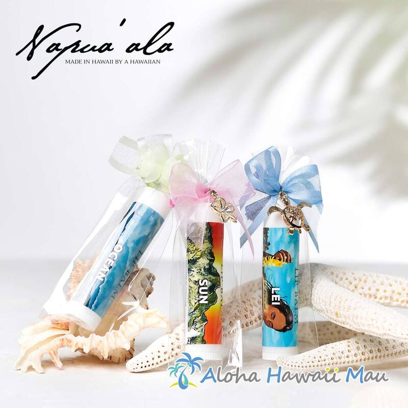 リップバーム 4g〈チャーム付リボンラッピング〉ハワイギフト Napua'ala EverydayCollection ナプアアラ エブリディコレクション