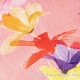 808THINGS  ハーフブランケット フラワー ピンク