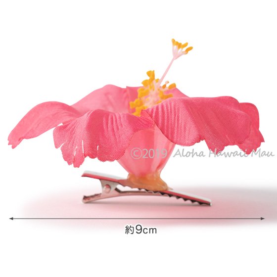 ハイビスカスヘアクリップ ローズ