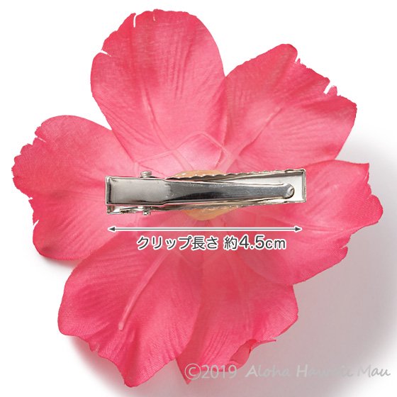 ハイビスカスヘアクリップ ローズ