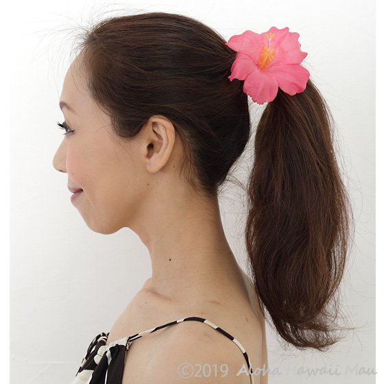 ハイビスカスヘアクリップ ローズ