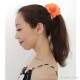 ハイビスカスヘアクリップ オレンジ