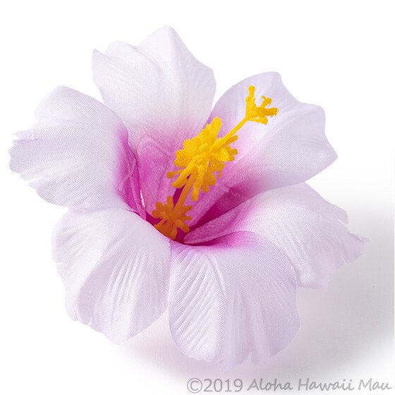 ハイビスカスヘアクリップ パープル