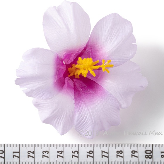 ハイビスカスヘアクリップ パープル