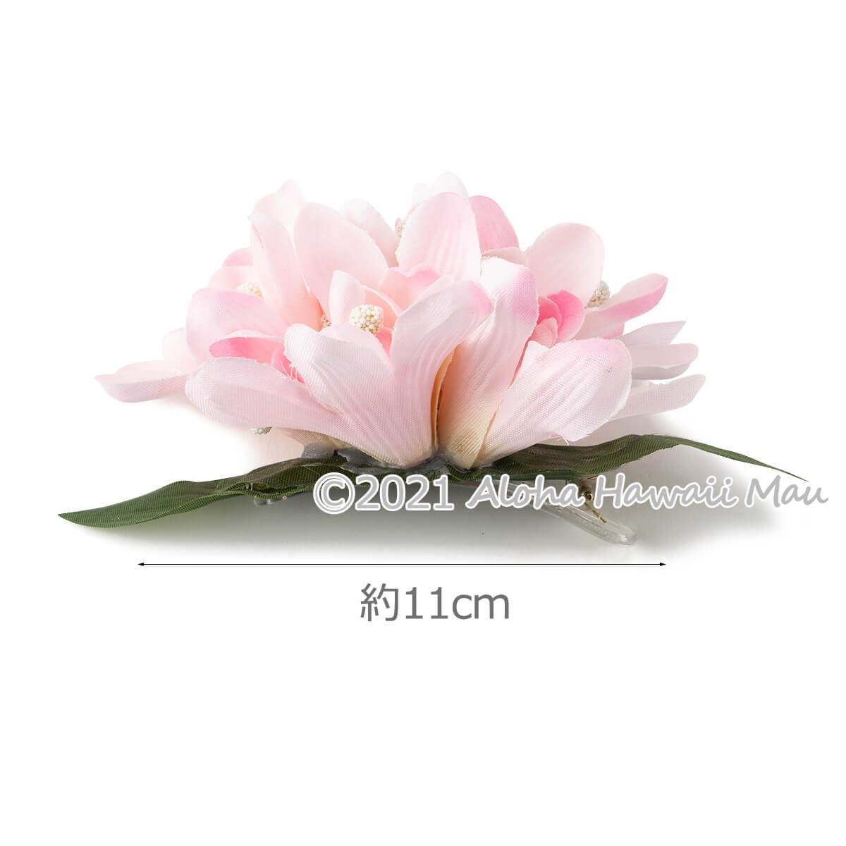 フラダンス 髪飾り アイランド チューブローズ 髪飾り M ピンク