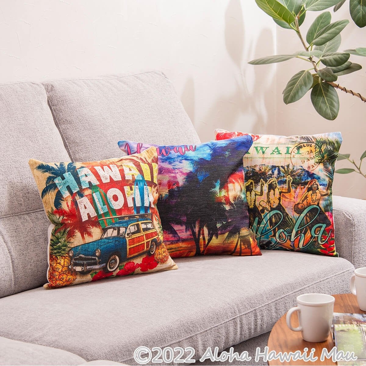 HAWAIIAN MILL クッションカバー 2枚セット　新品未開封品 HAWAIIAN MILL クッションカバー 2枚セット 新品未開封品 - メルカリ