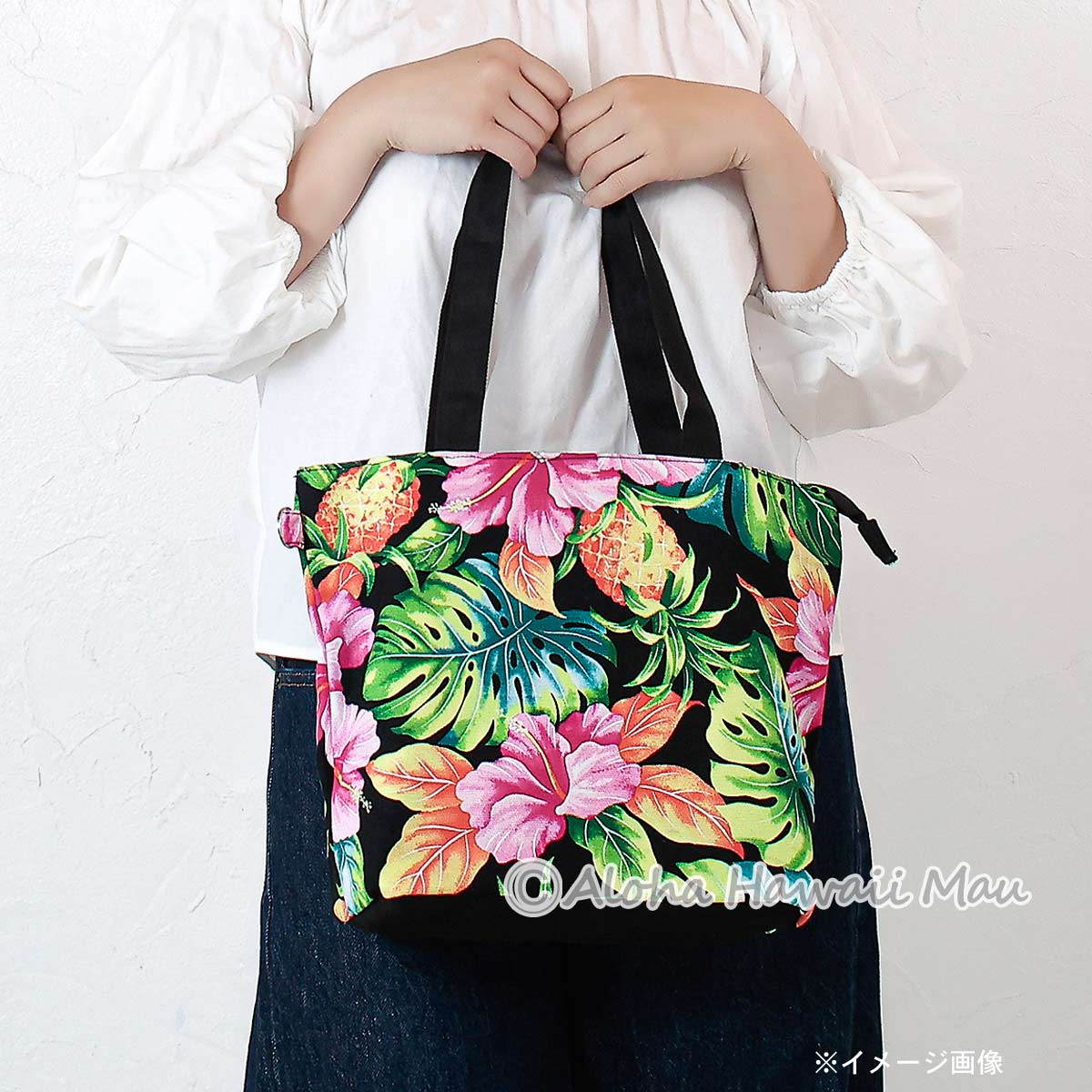 ハワイアン トートバッグ Sサイズ プア パイナップル柄 KC Hawaii
