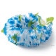 フラダンス ヘッドバンド（ポォ） フラワーヘッドバンド ブルー/ホワイト