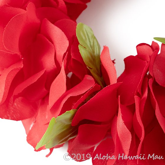 フラダンス ヘッドバンド（ポォ） フラワーヘッドバンド レッド