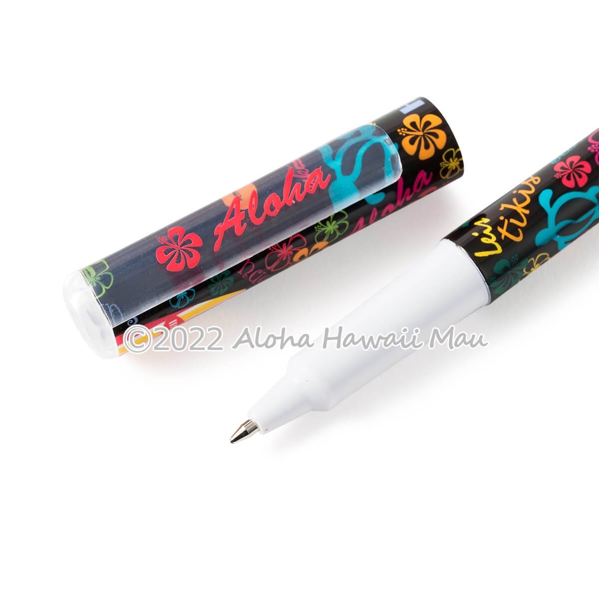 ハワイアン ボールペン アイランド柄 ブラック | アクセサリー・雑貨