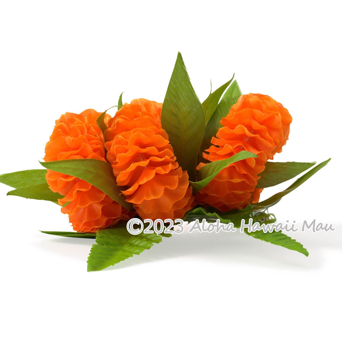 フラダンス髪飾り　【オレンジイリマ】　　　５個オーダー フラダンス髪飾り 【オレンジイリマ】 5個オーダー フラダンス