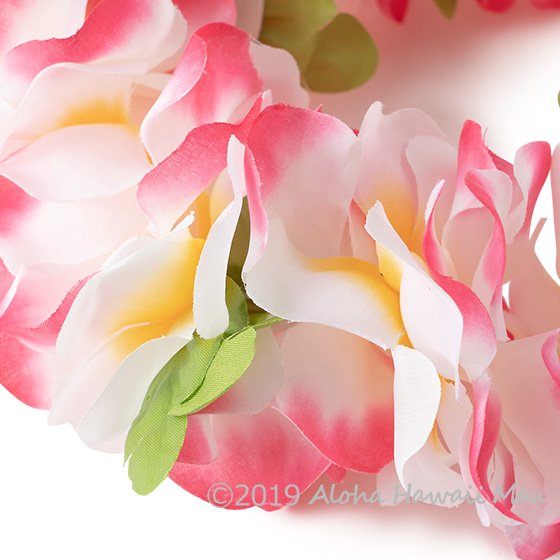 フラダンス ヘッドバンド（ポォ） フラワーヘッドバンド ピンク/ホワイト