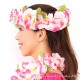 フラダンス ヘッドバンド（ポォ） フラワーヘッドバンド ピンク/ホワイト