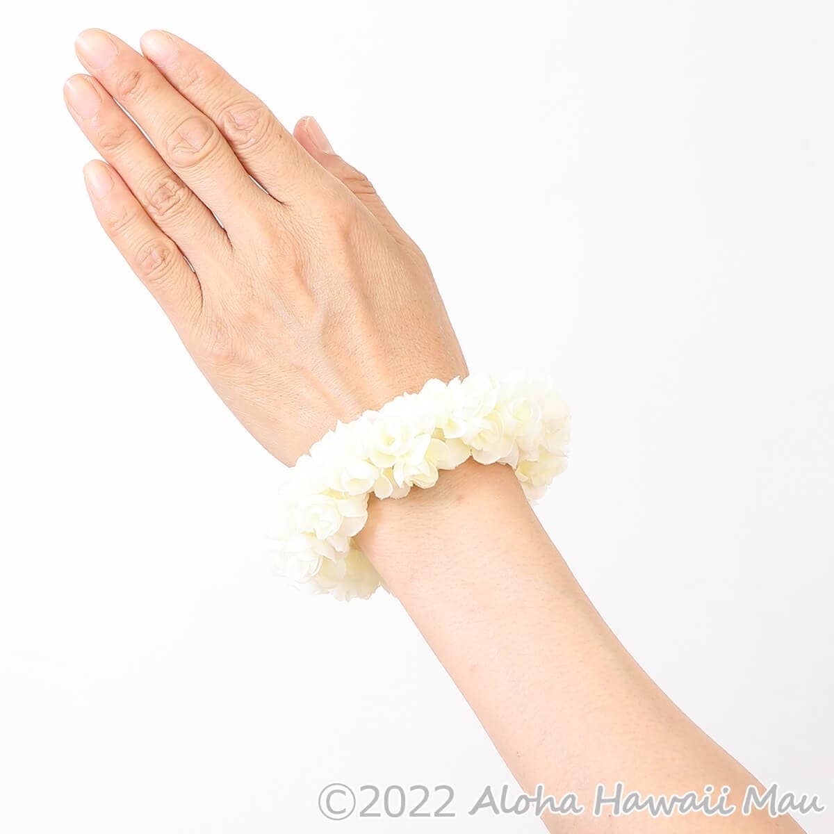 ダブルピカケ ブレスレット アイボリー フラ クウペエ アンクレット