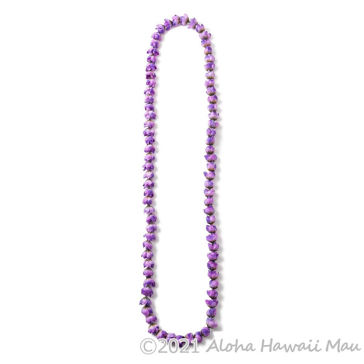 フラダンス レイ ローズバッド ロングレイ パープル 紫 | フラダンス