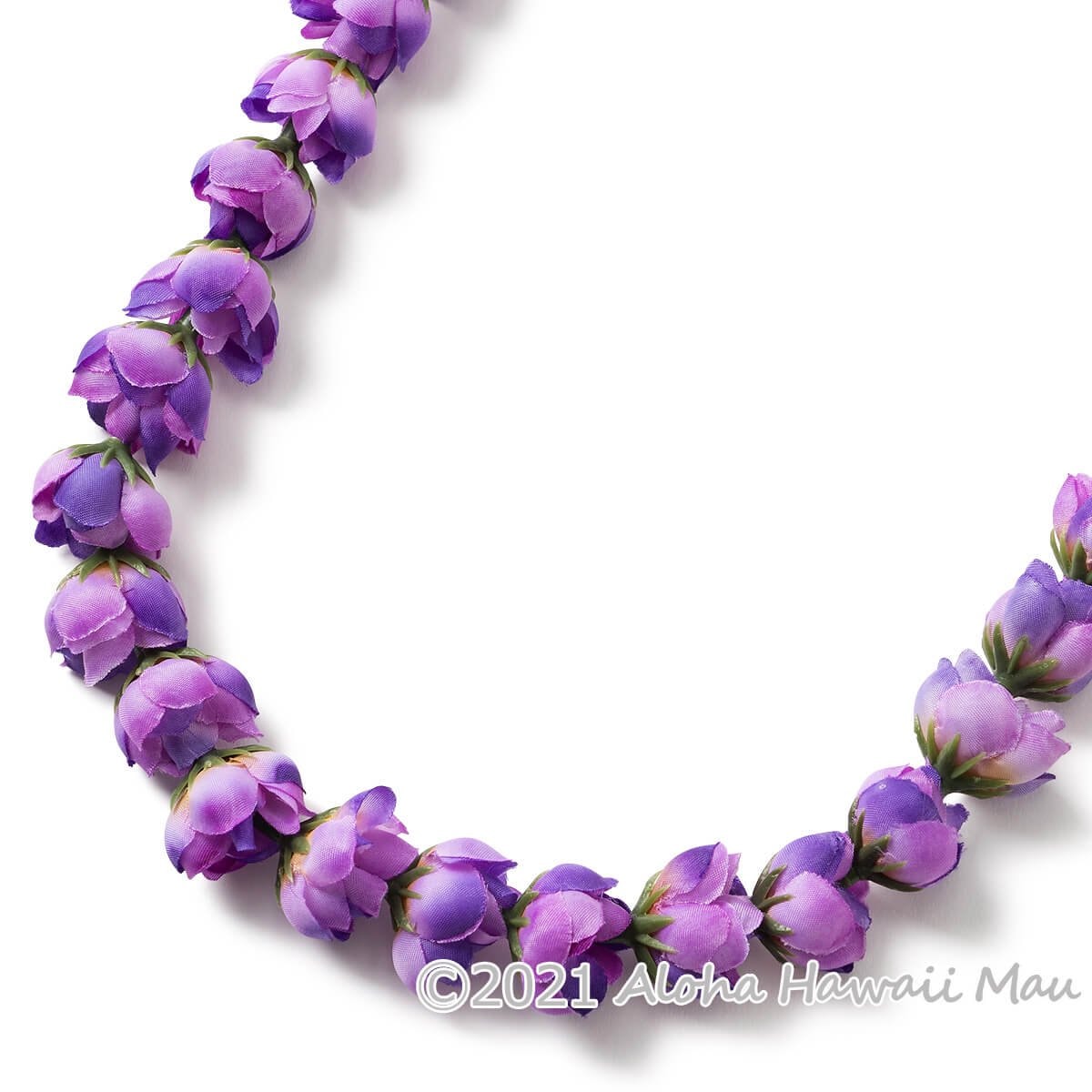 フラダンス レイ ローズバッド ロングレイ パープル 紫 | フラダンス