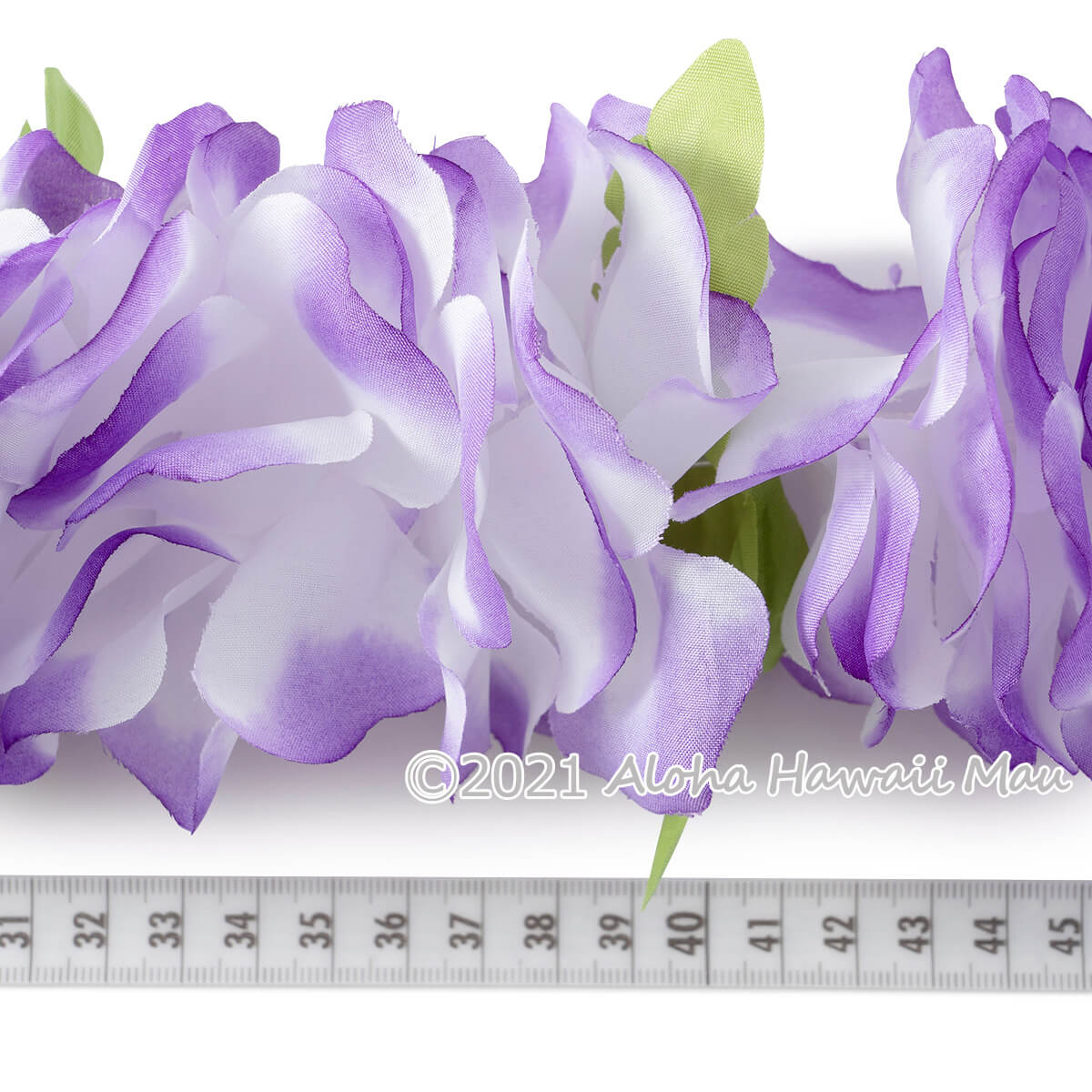 フラダンス レイ フラワーレイ パープル/ホワイト | フラダンス