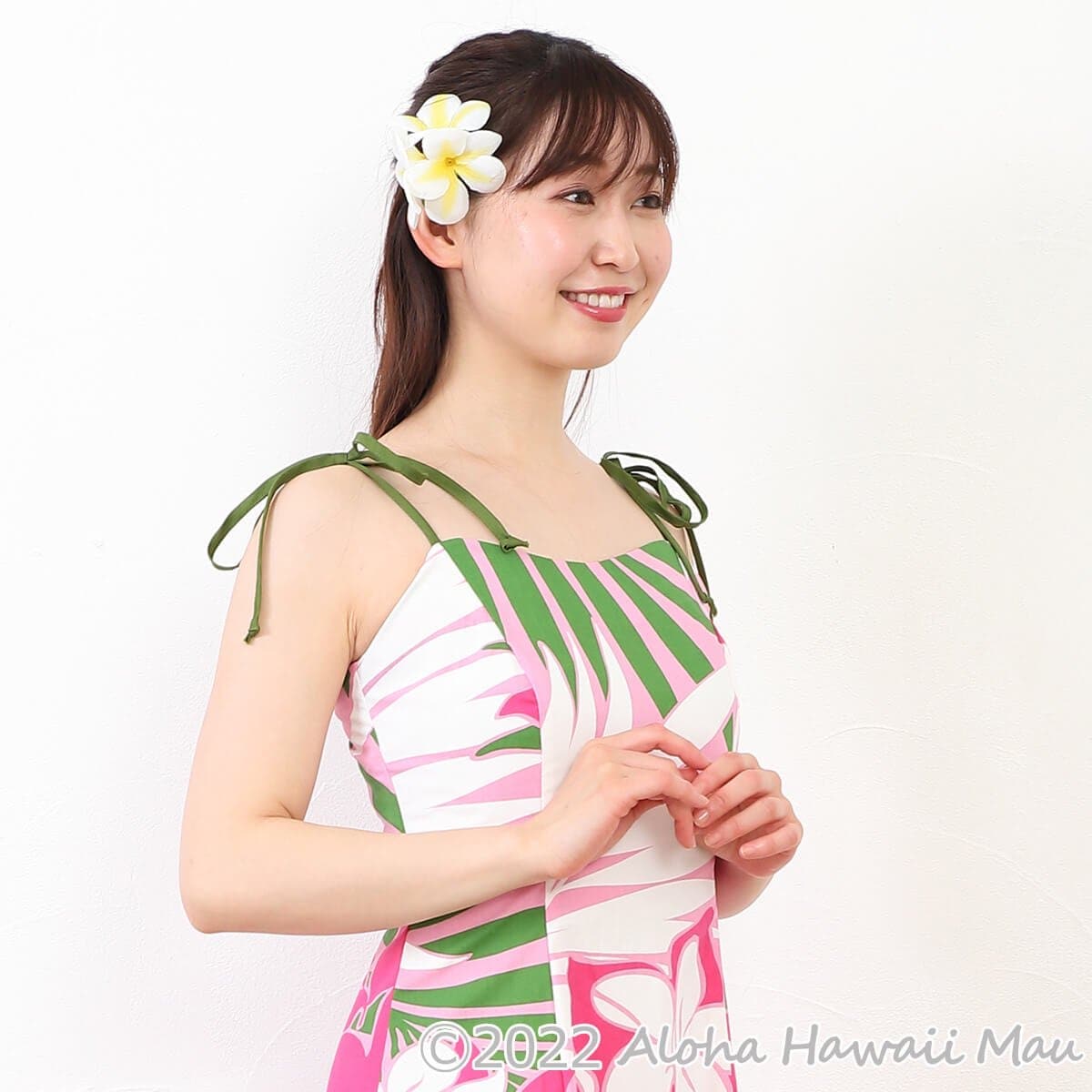プルメリア フラ ヘアクリップ イエロー Ｓサイズ フラ 髪飾り