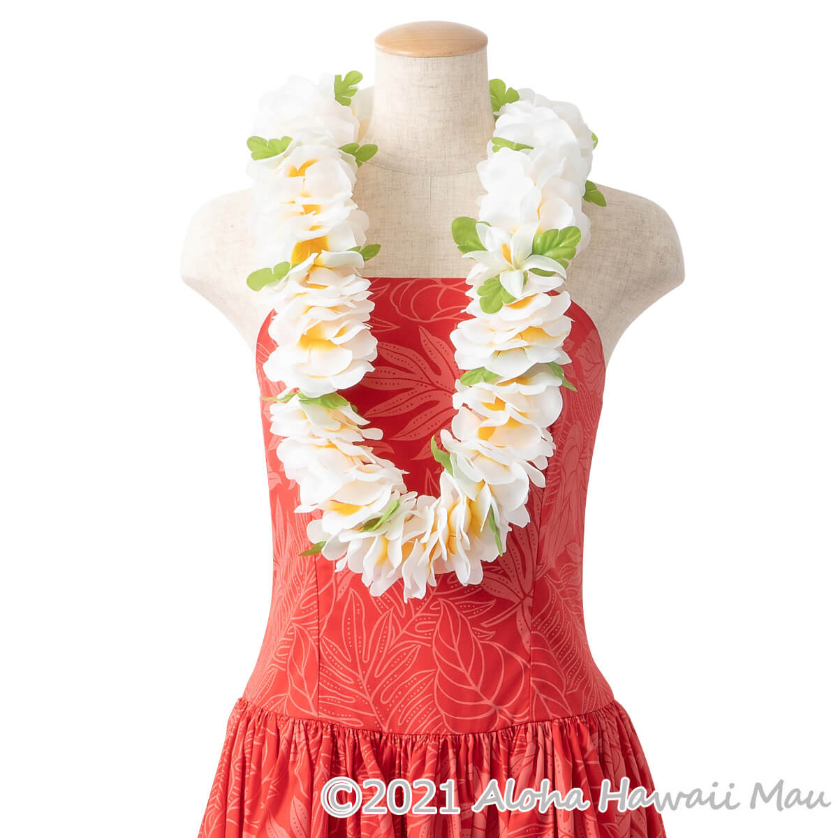 アメリカ製　Shannon Marie素敵フラダンスドレス ❤️プルメリア花柄 フラダンス レイ プルメリア プナ 選べる7カラー ハワイアン フラ