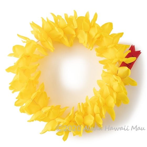 フラダンス ヘッドバンド（ポォ）プルメリアプナ イエロー