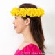 フラダンス ヘッドバンド（ポォ）プルメリアプナ イエロー