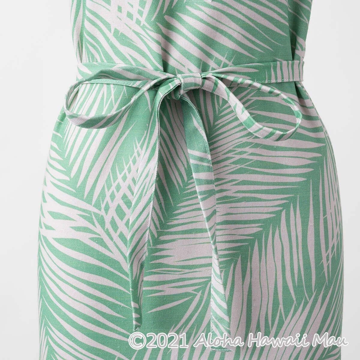 SoHa Living ソーハリビング エプロン グリーンパーム（ヤシ）柄