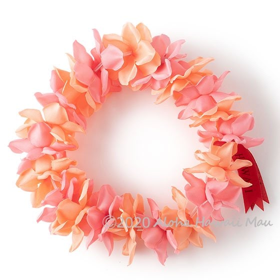 フラダンス ヘッドバンド（ポォ）プルメリアプナ ピーチピンク