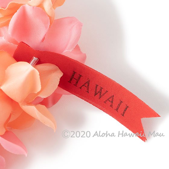 フラダンス ヘッドバンド（ポォ）プルメリアプナ ピーチピンク