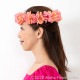 フラダンス ヘッドバンド（ポォ）プルメリアプナ ピーチピンク