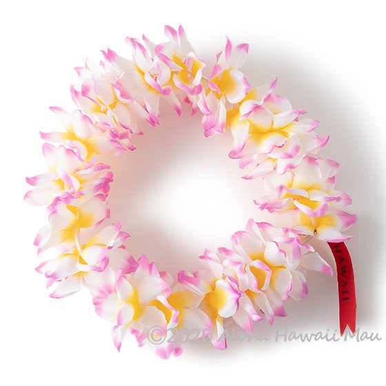 フラダンス ヘッドバンド（ポォ）プルメリアプナ ピンクイエロー