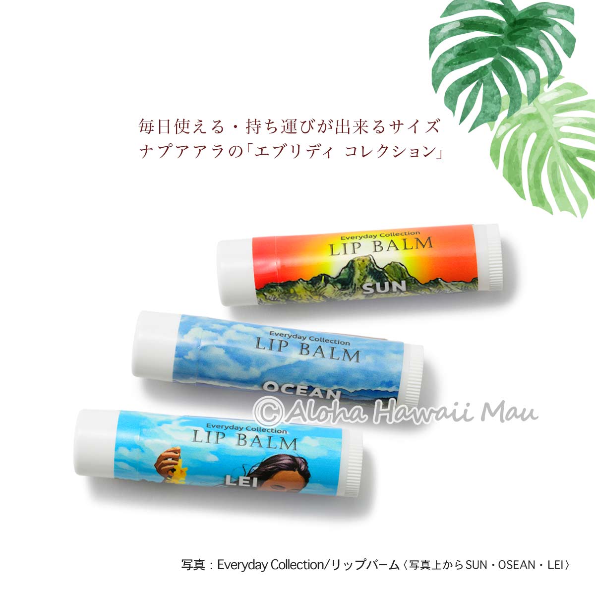 リップバーム LEI 4g Napua'ala EverydayCollection ナプアアラ エブリディコレクション