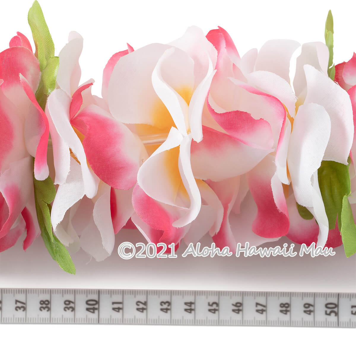 フラダンス レイ フラワーレイ ピンク ホワイト フラアイテム フラレイ プルメリアレイ ハワイアン雑貨 Aloha Hawaii Mau