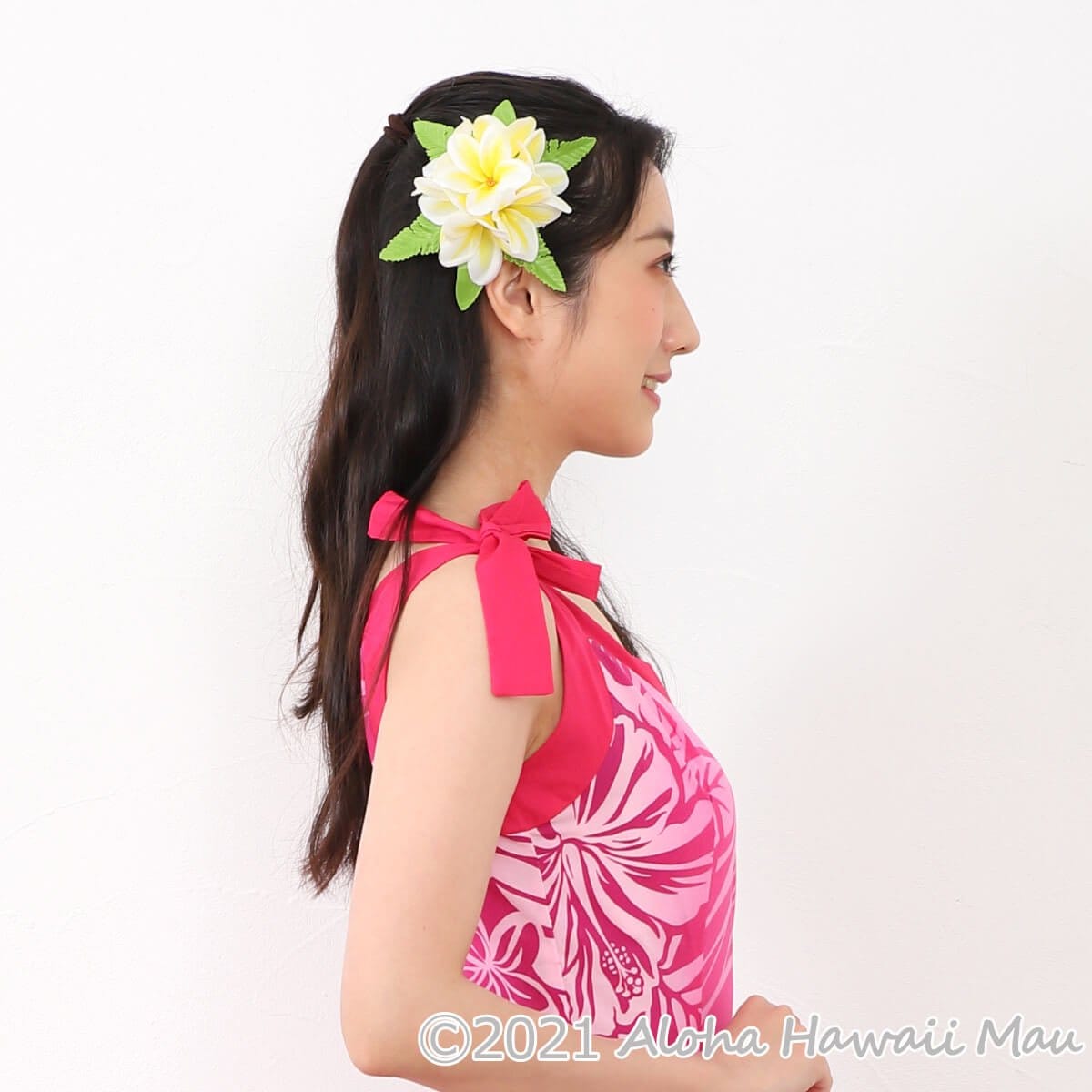 Musashiさま専用 フラダンス髪飾り プルメリア＆モンステラ 7個セット