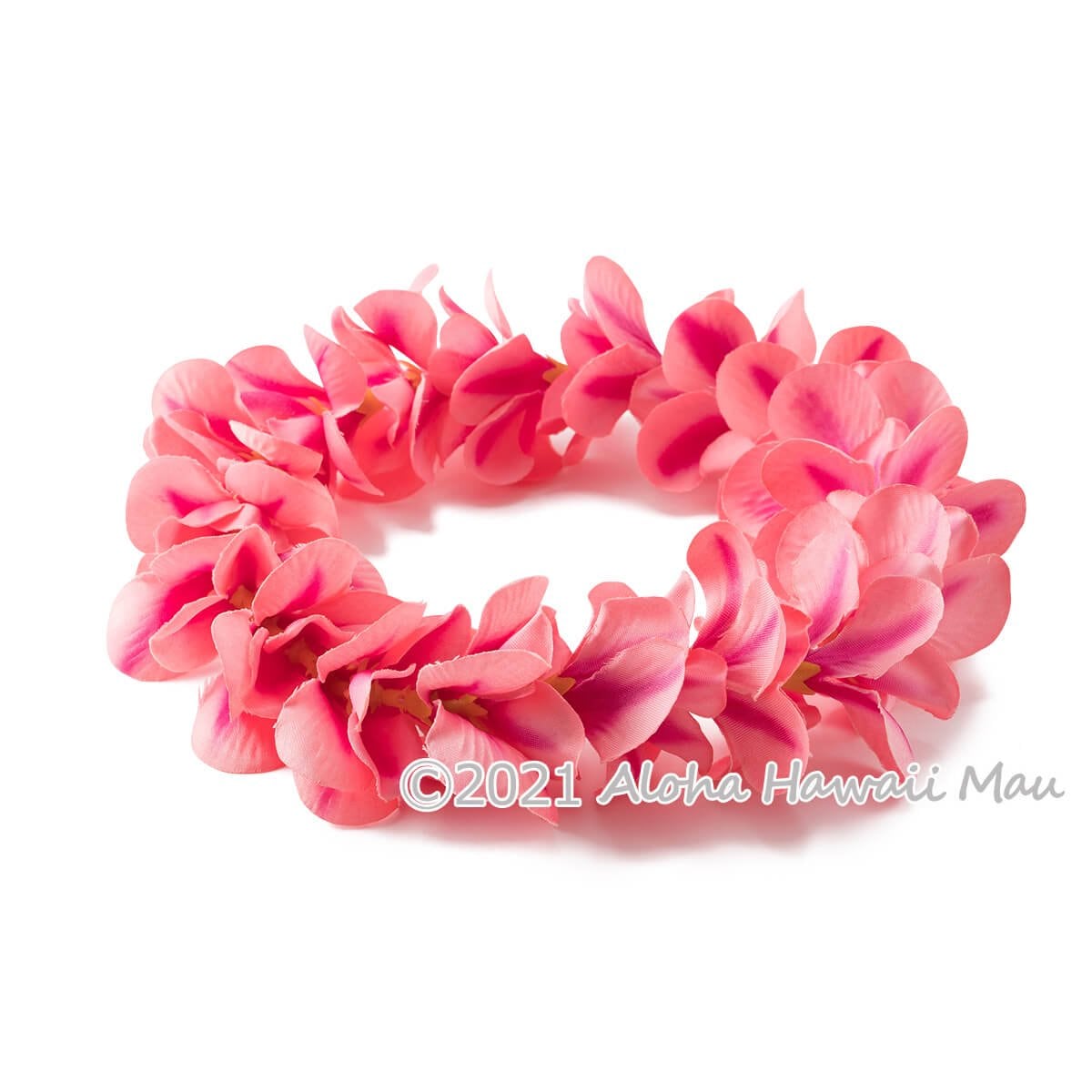 プルメリア ヘッドバンド ピーチ プルメリア フラ ポォ