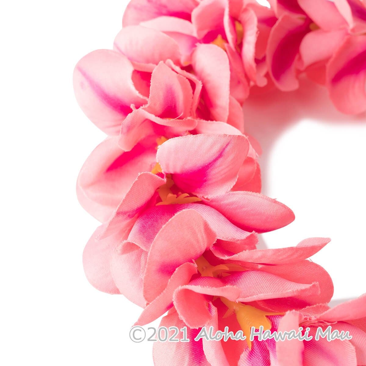 プルメリア ヘッドバンド ピーチ プルメリア フラ ポォ