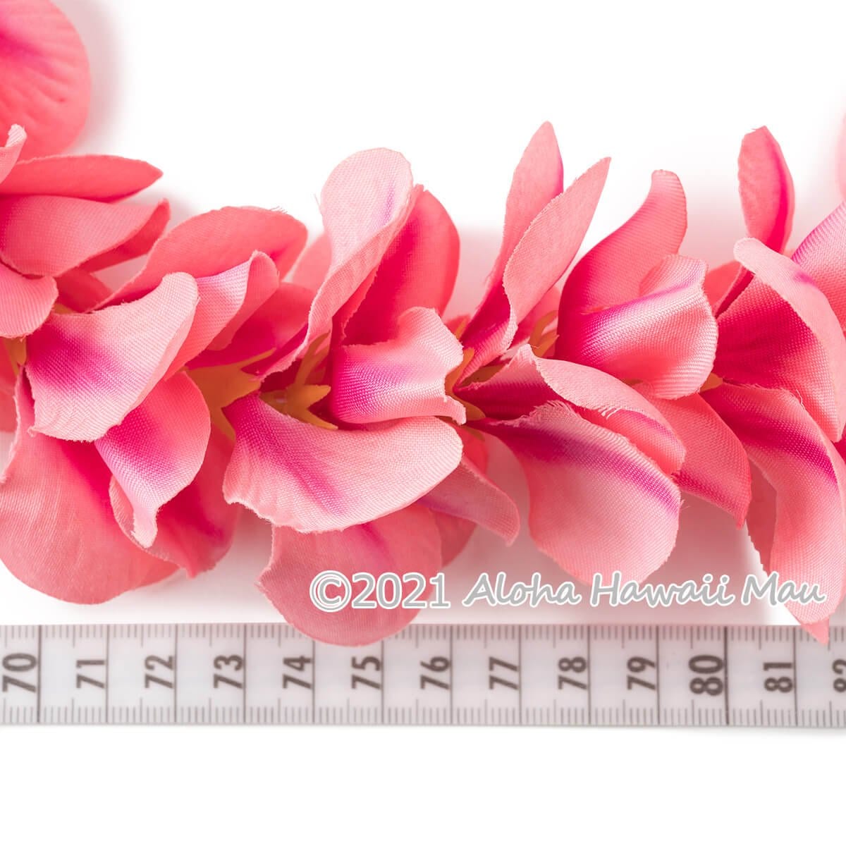 プルメリア ヘッドバンド ピーチ プルメリア フラ ポォ