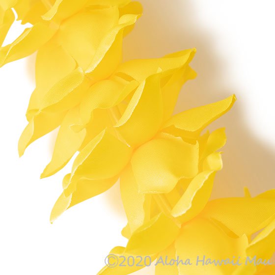 フラダンス レイ プルメリアプナレイ イエロー