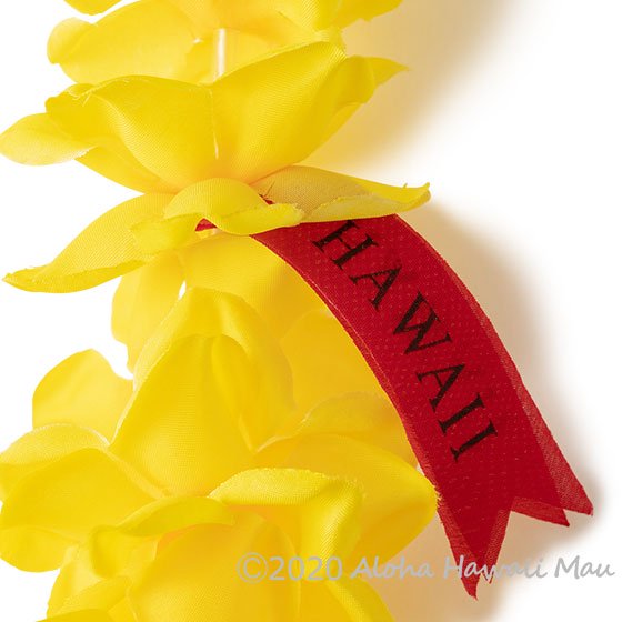 フラダンス レイ プルメリアプナレイ イエロー