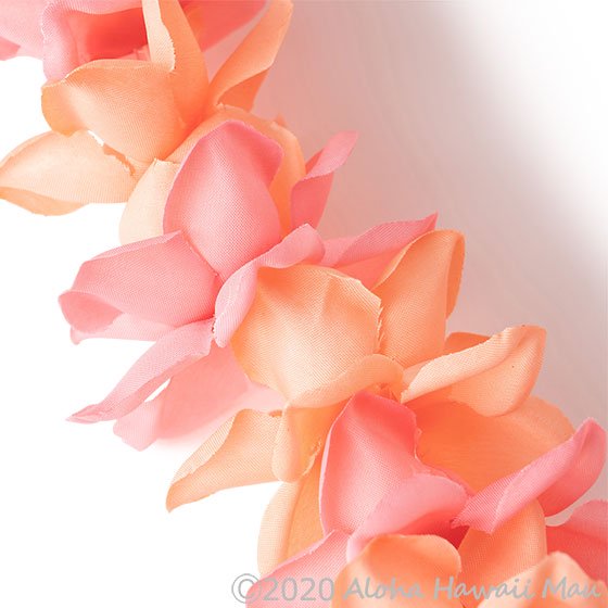 フラダンス レイ プルメリアプナレイ ピーチピンク | フラダンス