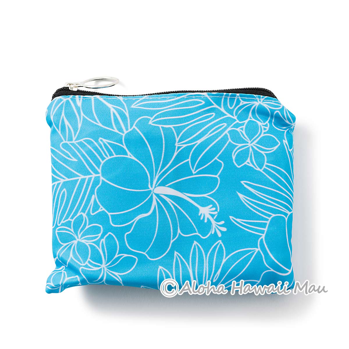 Happy Wahine ハッピーワヒネ 折りたたみ式エコバッグ ハイビスカス