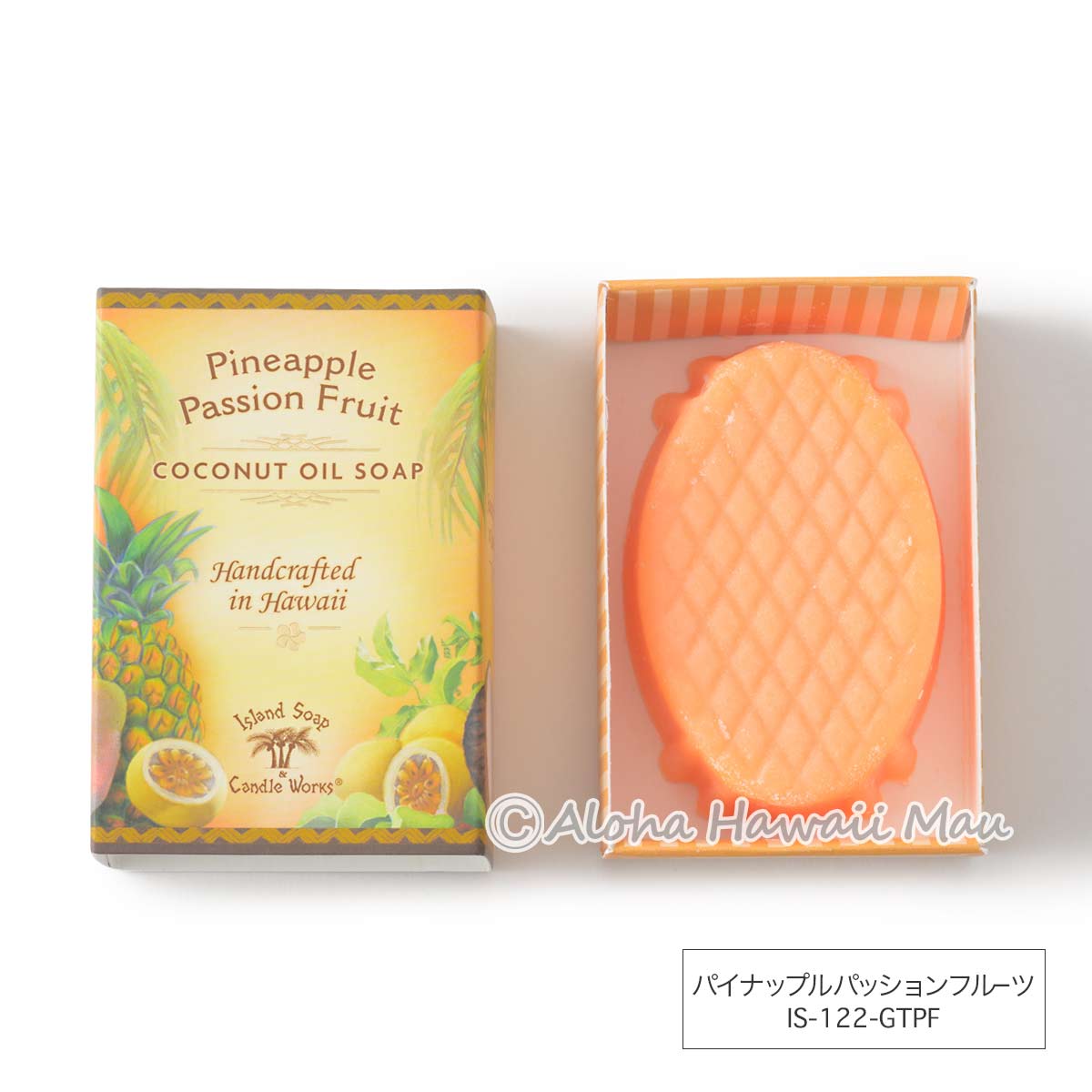 ハワイアン ココナッツソープ 50g 5つの香り〈チャーム付リボンラッピング〉ハワイギフト Island Soap＆Candle Works アイランドソープ＆キャンドルワークス