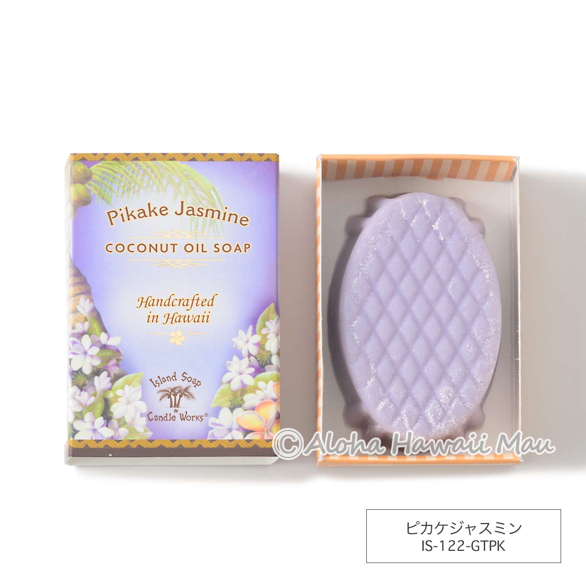 ハワイアン ココナッツソープ 50g 5つの香り〈チャーム付リボンラッピング〉ハワイギフト Island Soap＆Candle Works アイランドソープ＆キャンドルワークス
