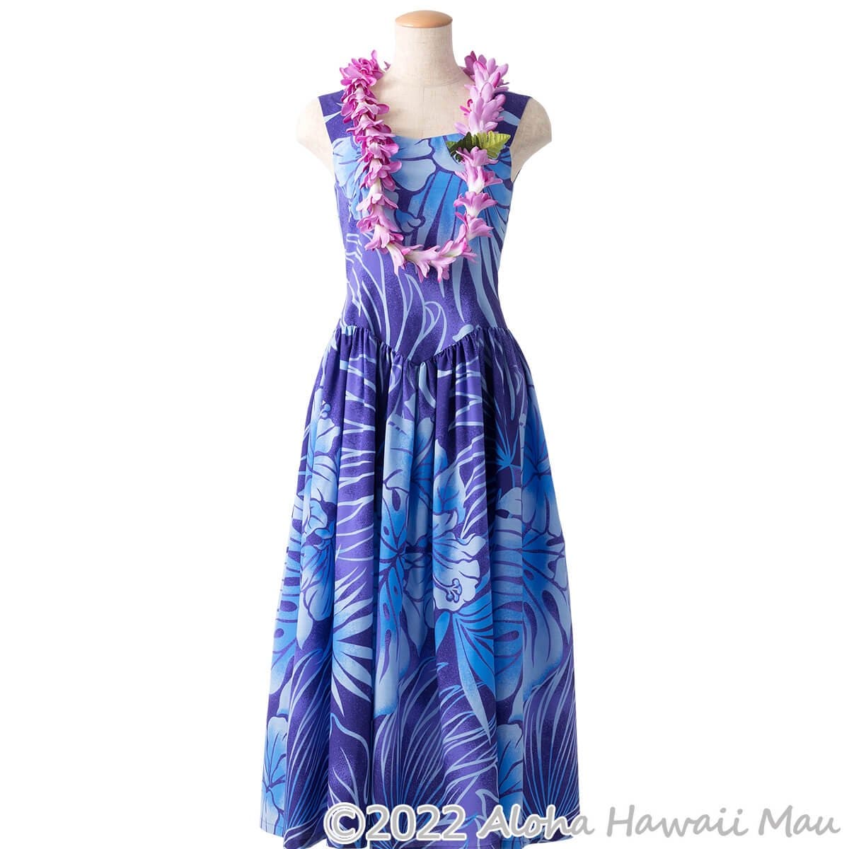 フラダンス レイ アイランド チューブローズ レイ パープル