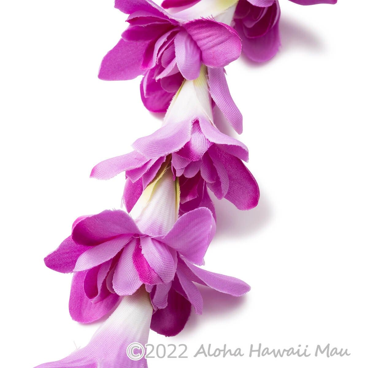 アイランド チューブローズ ロイヤル ロングレイ パープル フラダンス レイ