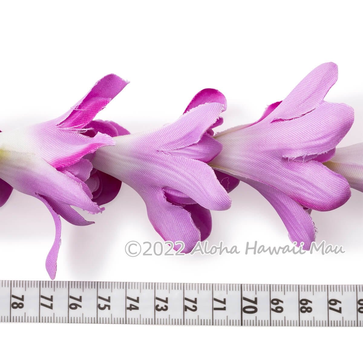 アイランド チューブローズ ロイヤル ロングレイ パープル フラダンス レイ