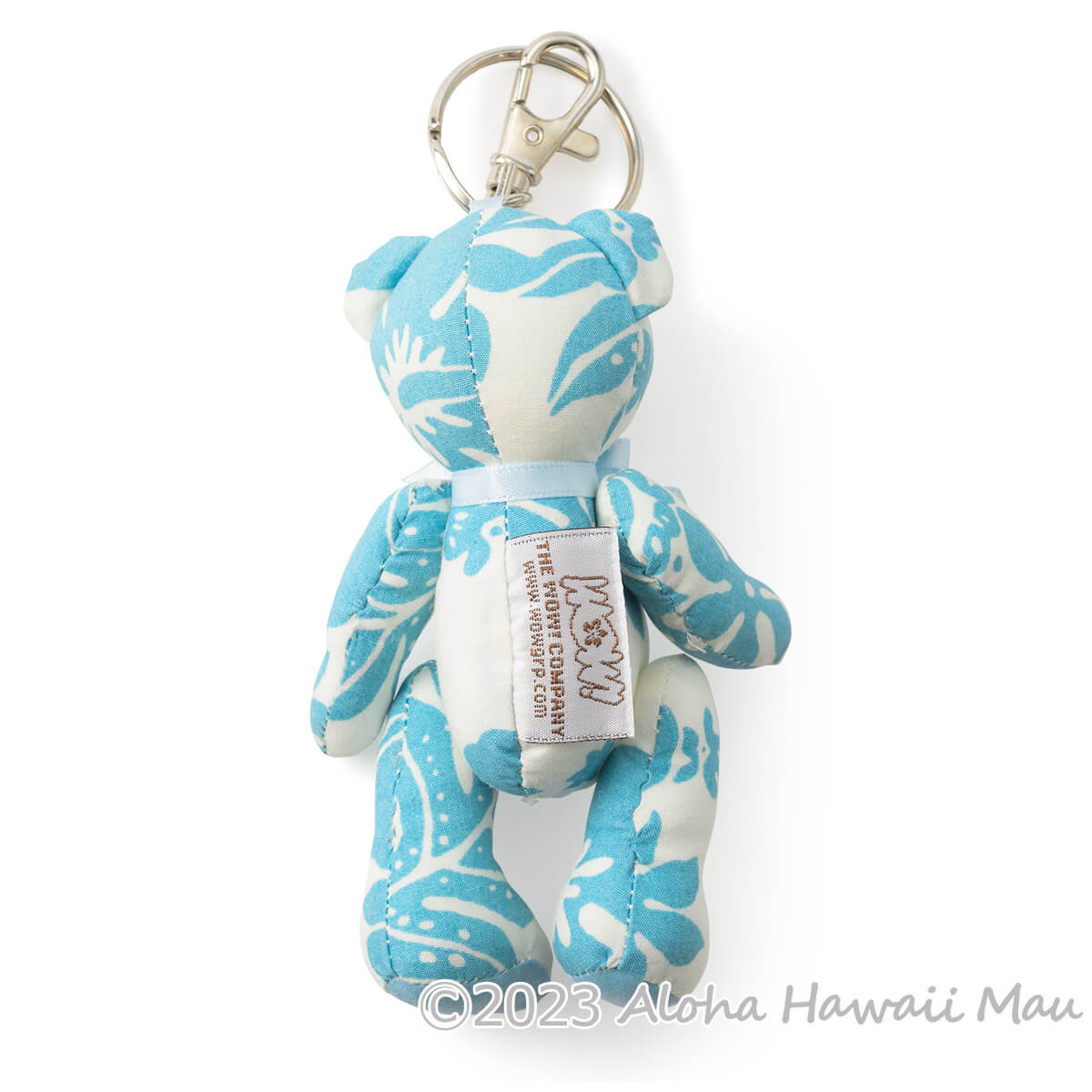 ハワイ ベア キーホルダー フラ ベア ブルー モアナサーフライダー